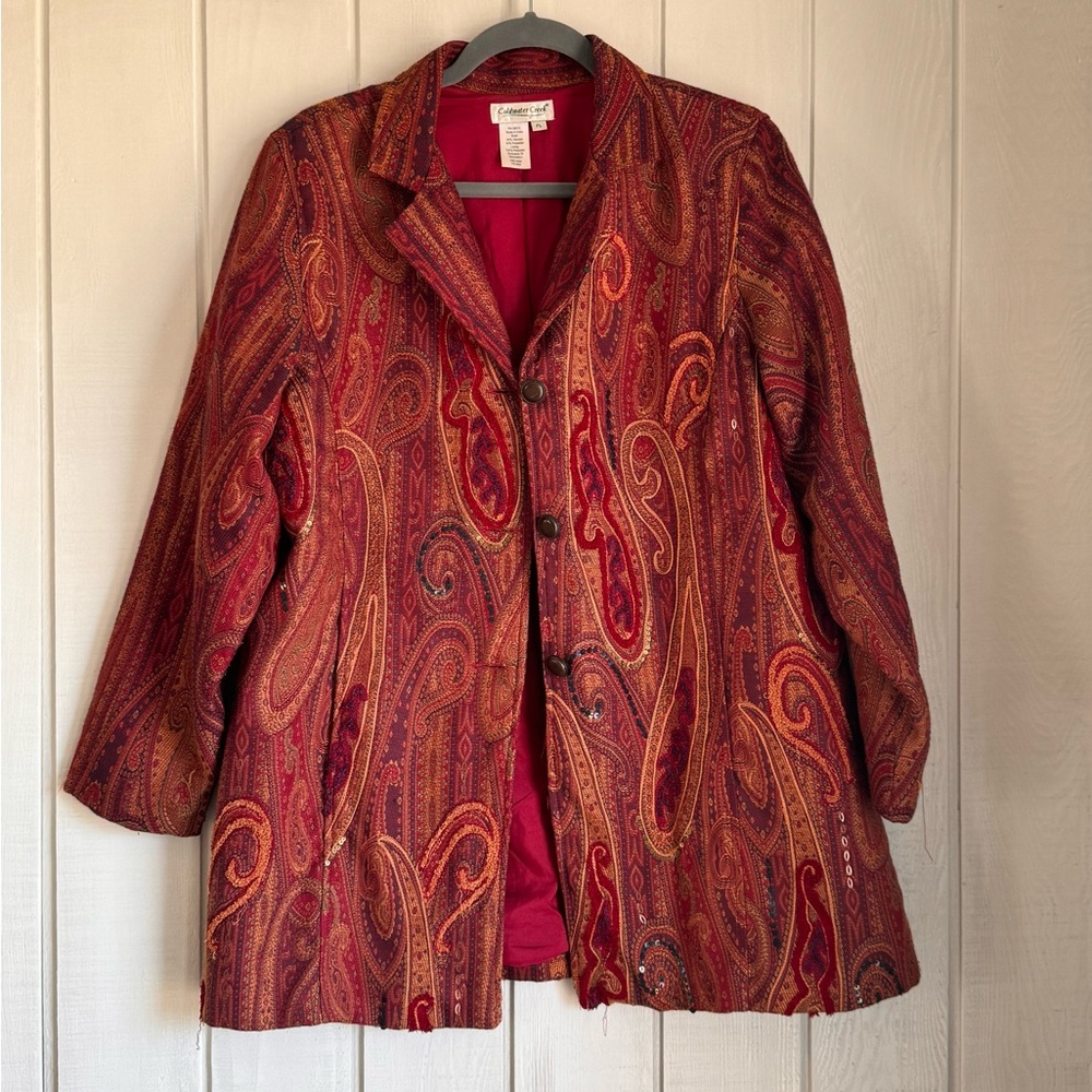Vintage Paisley Coat